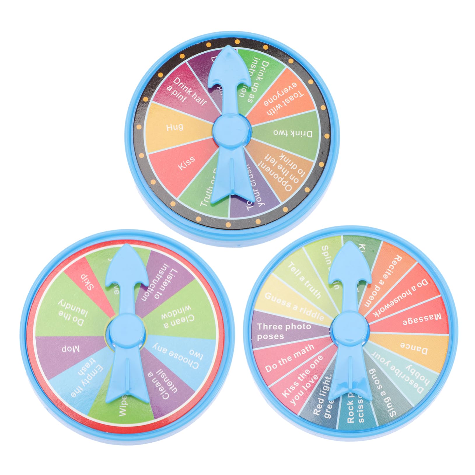Toddmomy 10 Sets Rotating Wheel Tabletop Small Raffle Wheel for Prizes Party Toys