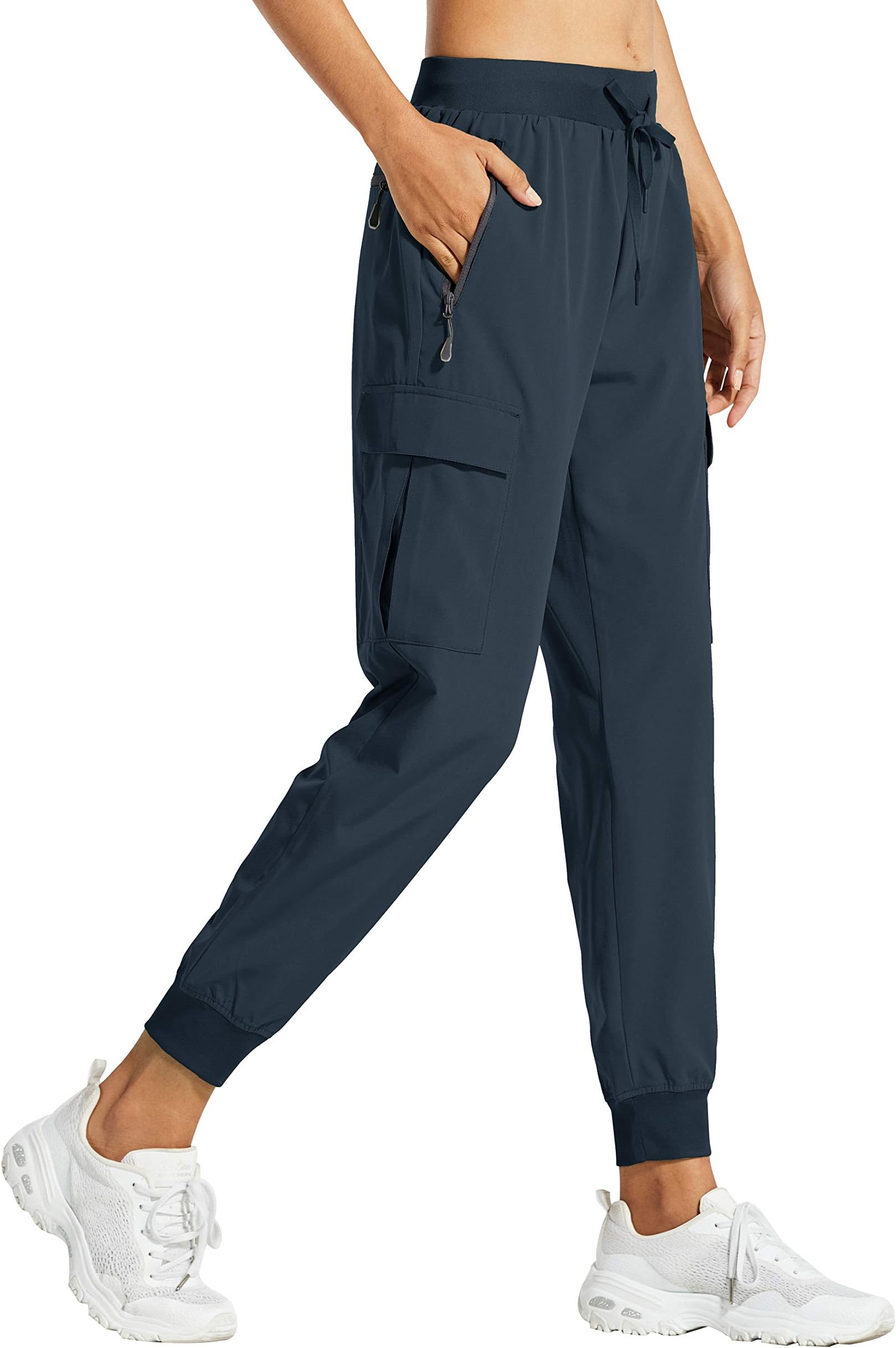 Women's Cargo Joggers Lightweight Quick Dry Hiking Pants Athletic Workout Lounge Casual Outdoor