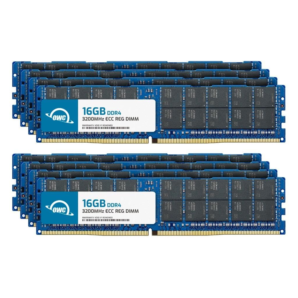 OWC 128GB (8x16GB) DDR4 3200 PC4-25600 CL22 1Rx4 288-pin 1.2V ECC