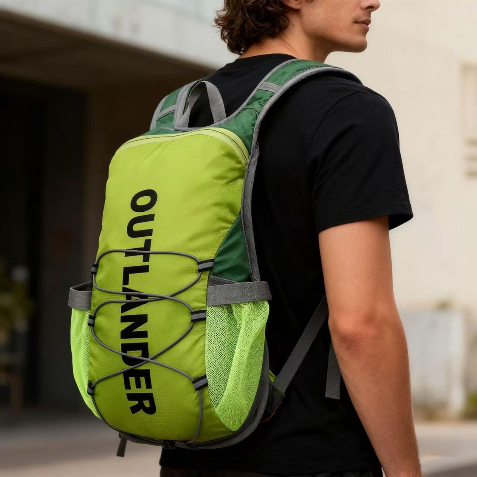 Zaino da corsa da 10 l, leggero e funzionale, adatto per arrampicata all'aperto, trekking, ciclismo, maratona, per uomini e donne