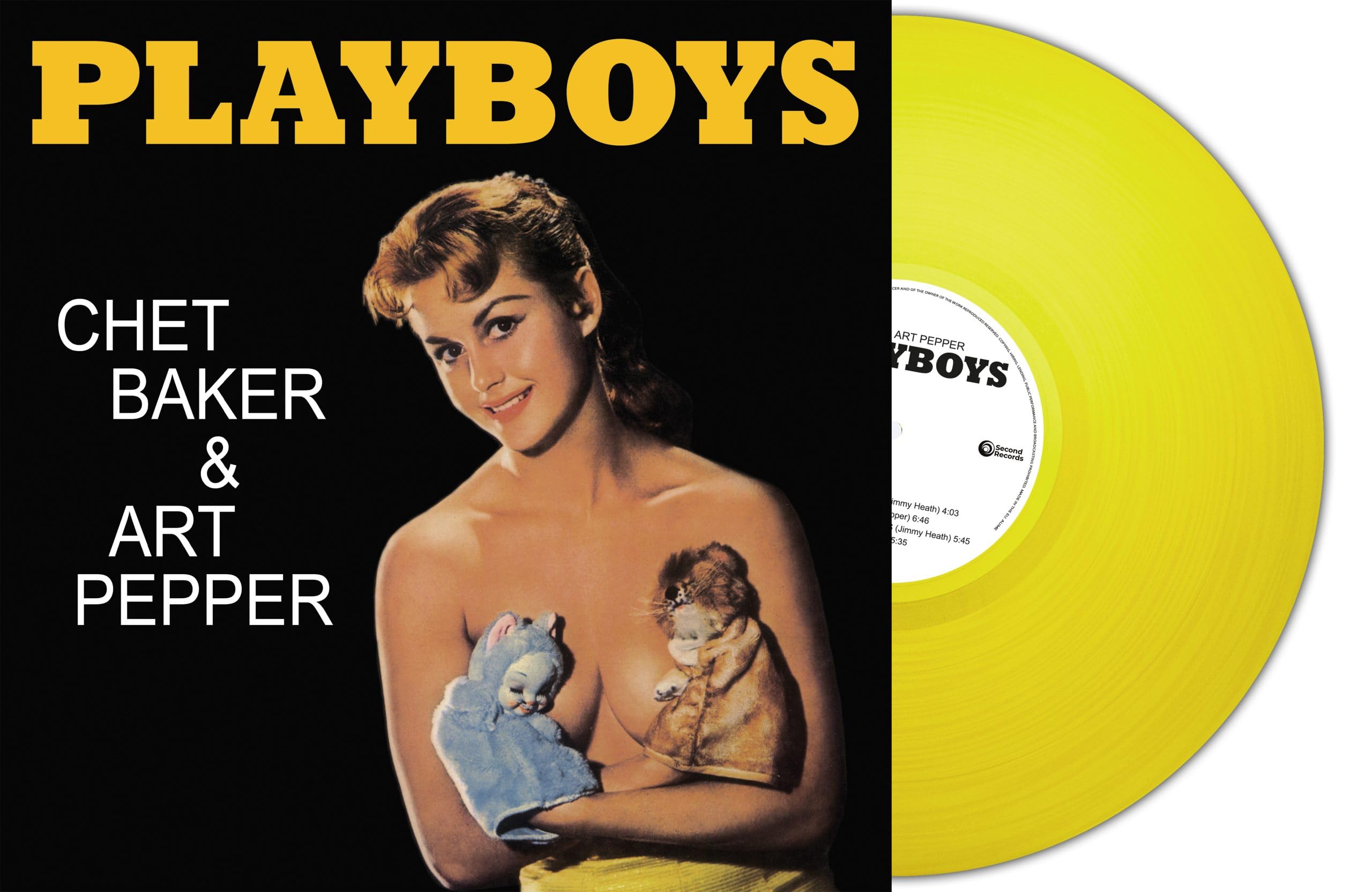 Chet Baker And Art Pepper Playboys (yellow Vinyl) LP New 9003829976137