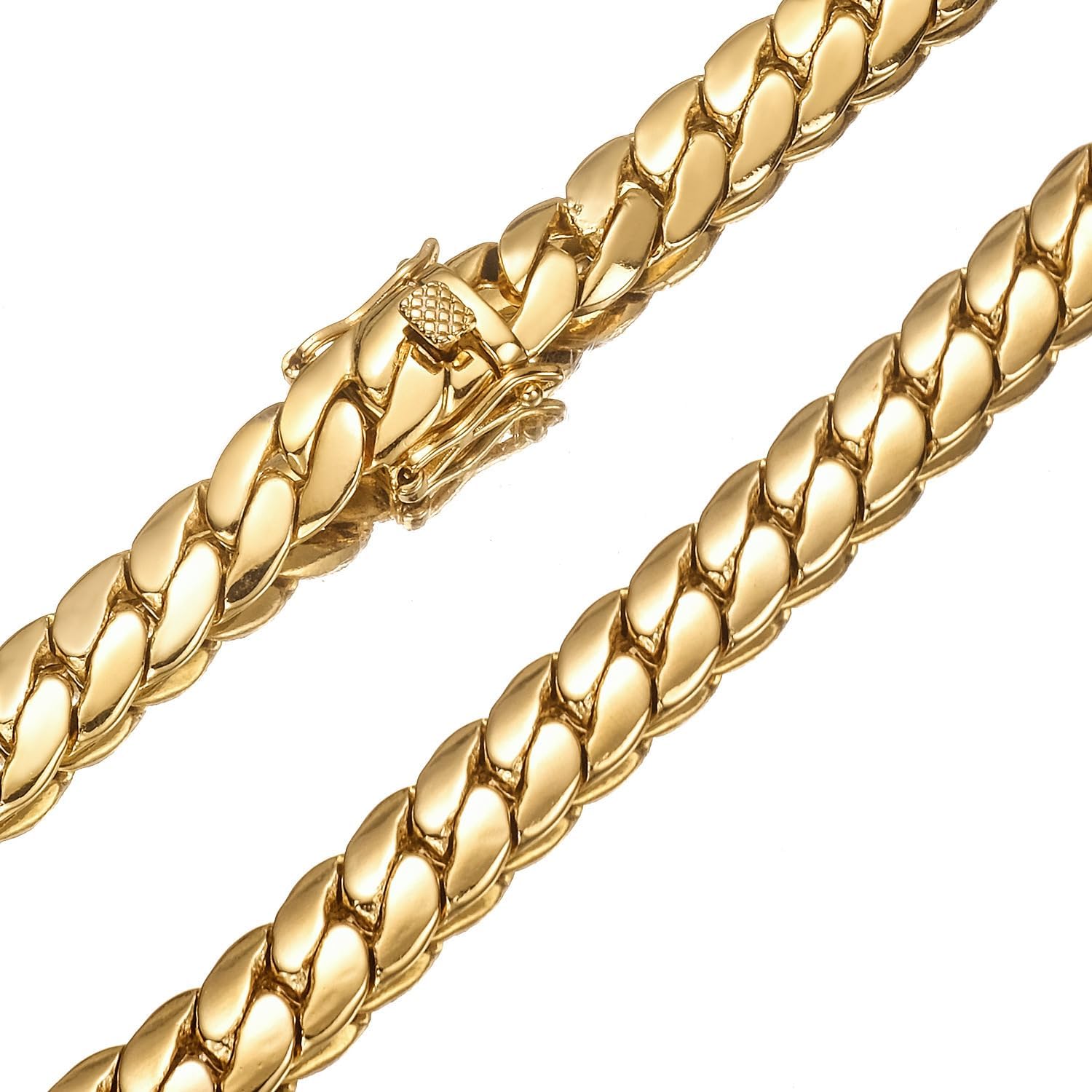 Beautiful 14K or 18K Solid Gold Bracelet for Men and Women - Cuban Horseshoe Design, Weighing 10.5g. The Perfect Fashion Accessory and Birthday Gift Father's Day gift. - Image 4
