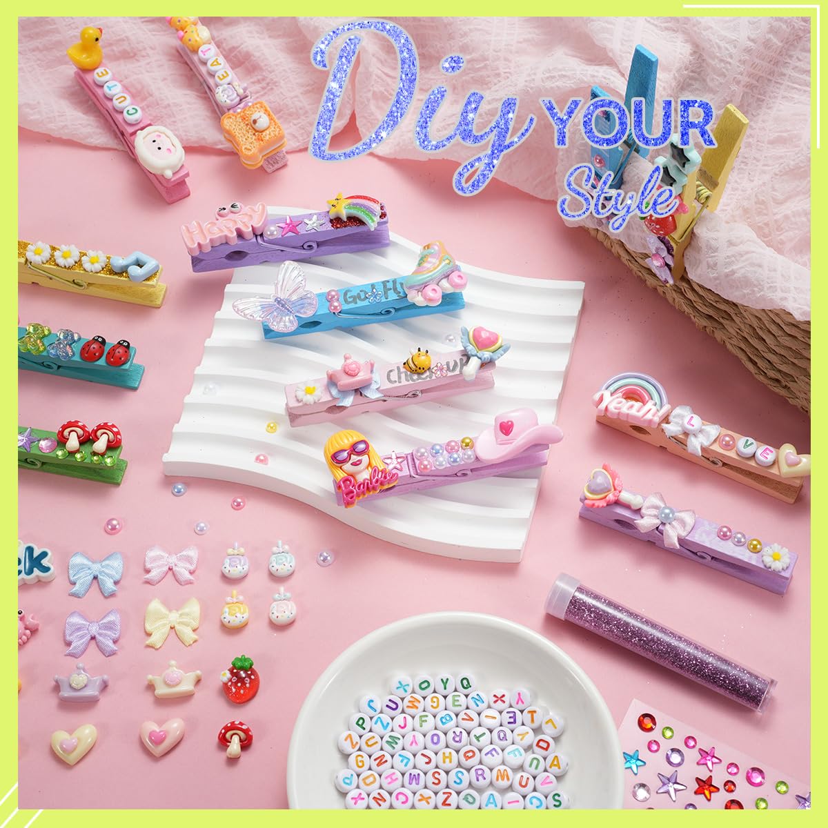 Snapklik.com : Sopito 80pcs Cheer Pins Spirit Clips Kit