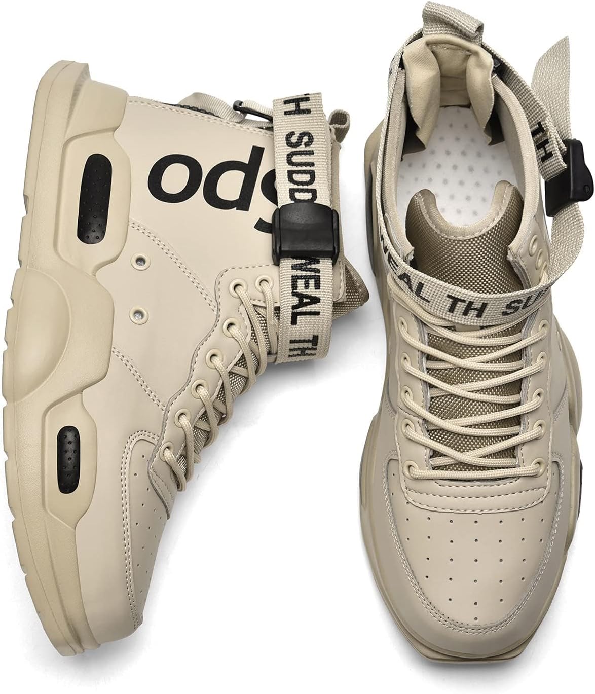 Ahico Mens Fashion Sneakers High Top Walking Shoes Sport Athletic Casual Shoe Vogue Stylish Men - Image 5