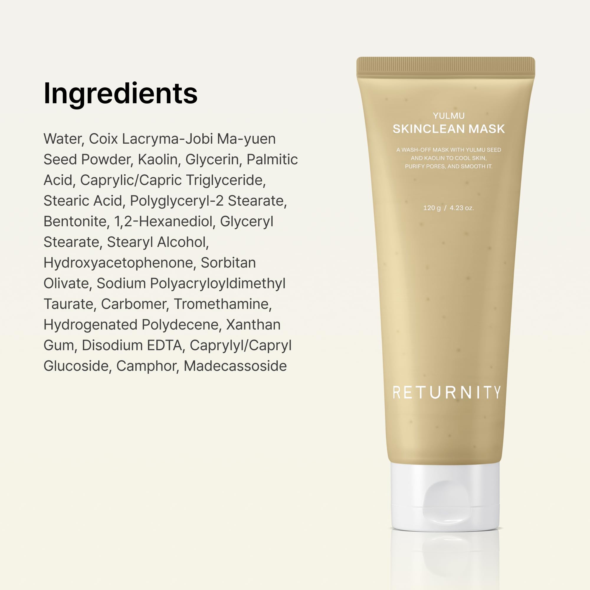 RETURNITY Yulmu Skinclean Gentle Exfoliating Wash-Off Face Mask