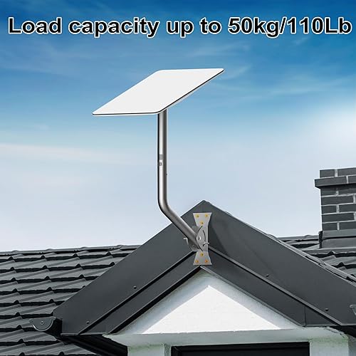 Miniatura 4 de Starlink Kit de montaje, montaje largo de pared Starlink, soporte de techo Starlink, soporte de poste Starlink, montaje Starlink, para kit de