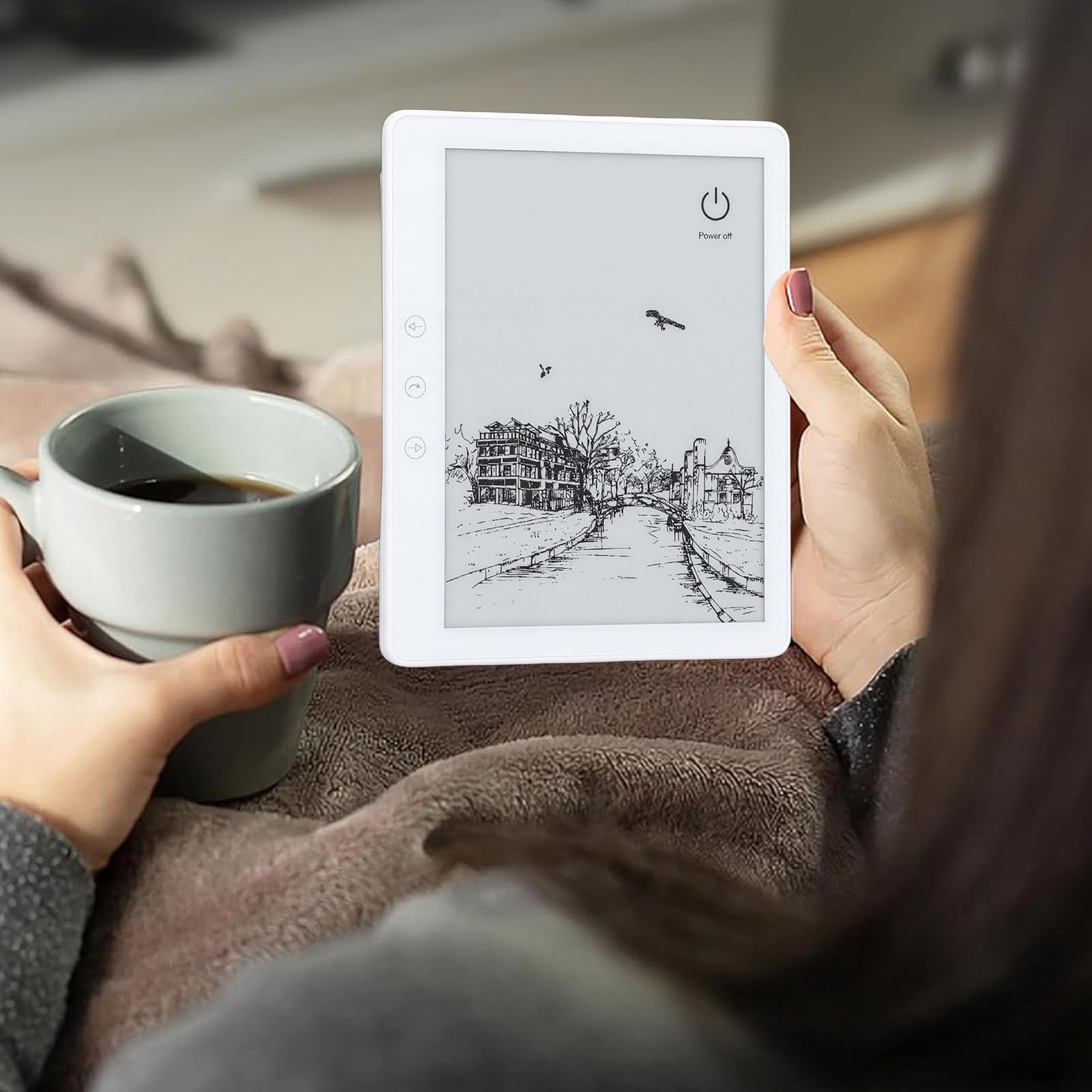 EReader da 5,8 Pollici PocketBook, Touchscreen da 300 PPI di Archiviazione da 32 GB con WiFi Tipo C, per la Lettura E lo Studio della Scrittura