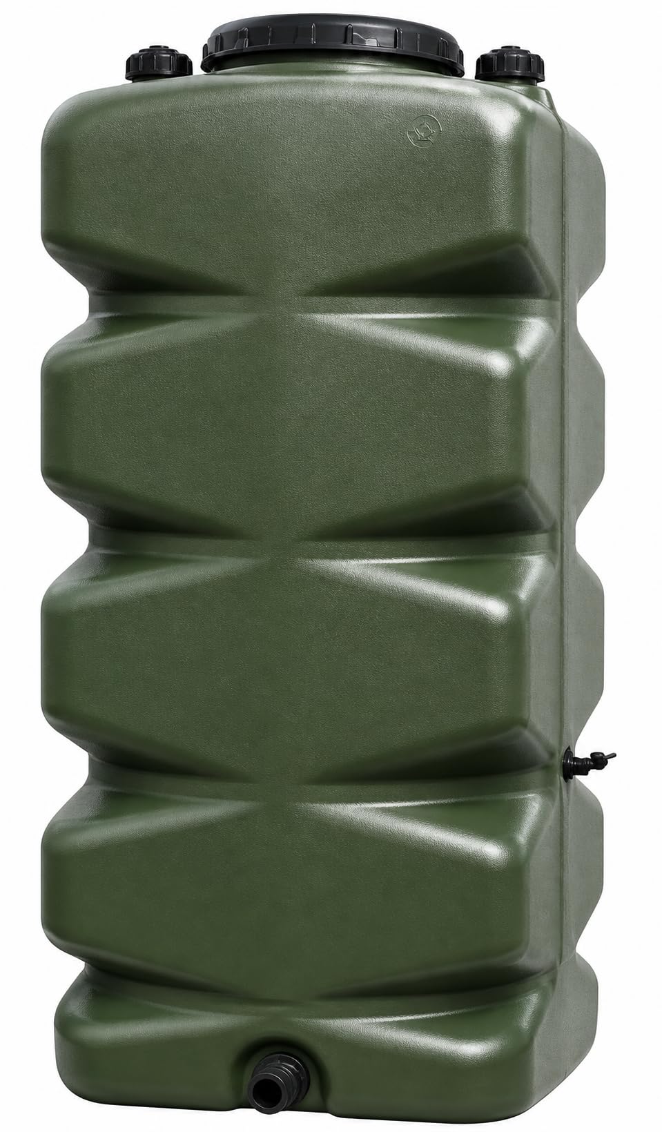 Deposito Agua Potable Modular | Deposito Agua 1000 litros Polietileno HDPE Apto Consumo Humano | Boca 400 mm y Salida 2” Rosca Gas | Uso Alimentario | Resistencia y Seguridad