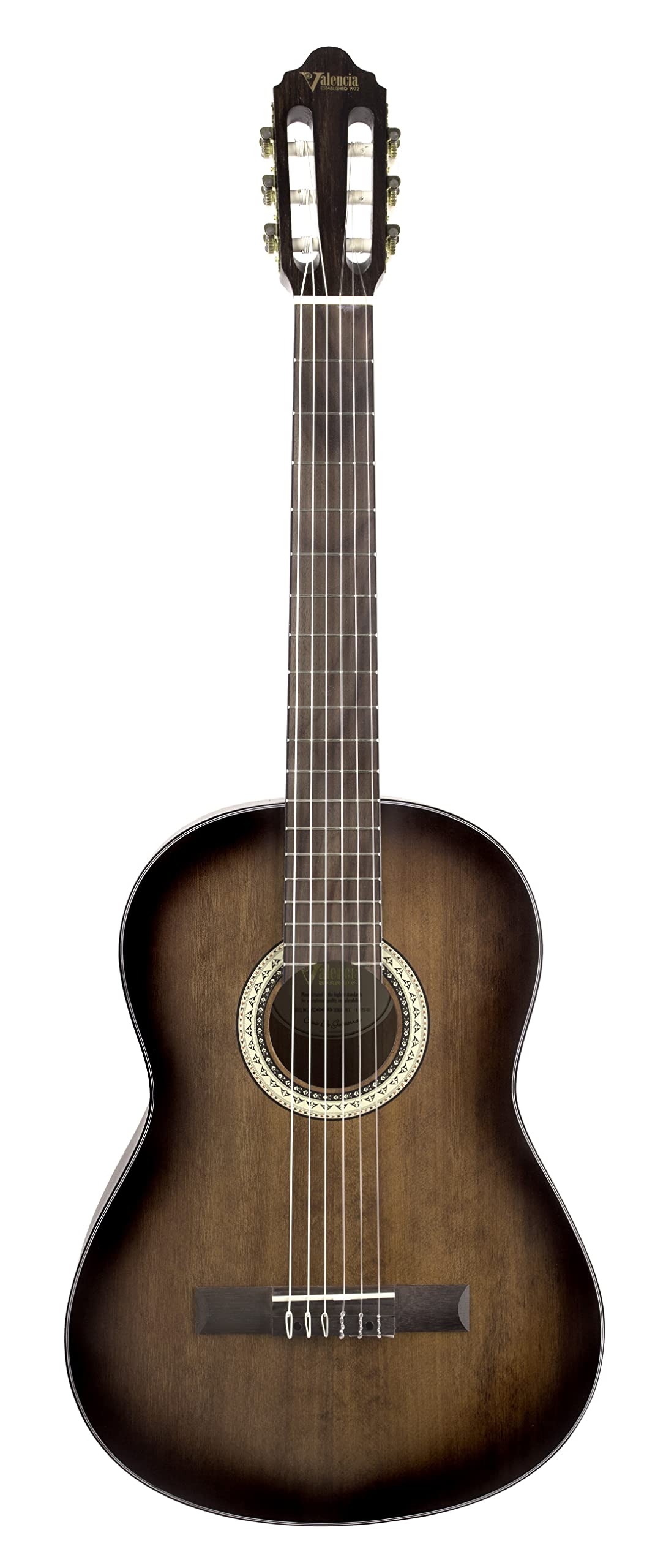 VALENCIA VC404HSB KLASİK GİTAR 4/4 SUNBURST MAT