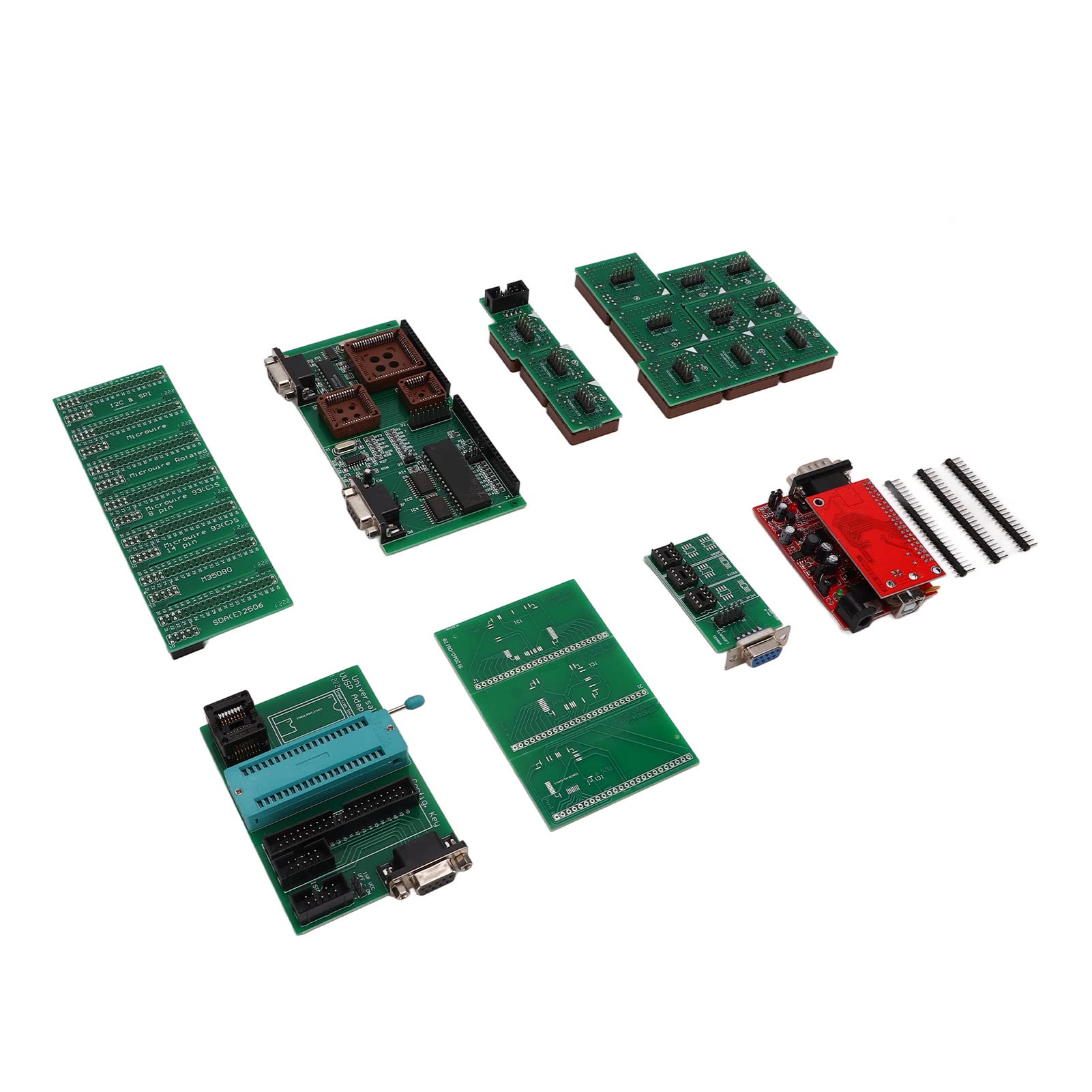 Tbest Pełny Zestaw Programatora UPA USB Narzędzie Programistyczne ECU V1.3 z Pełnym Adapterem A Adapter B 40-pinowe Gniazdo ZIF 16-pinowe SOIC ZIF do Odczytu Kodów Diagnostycznych