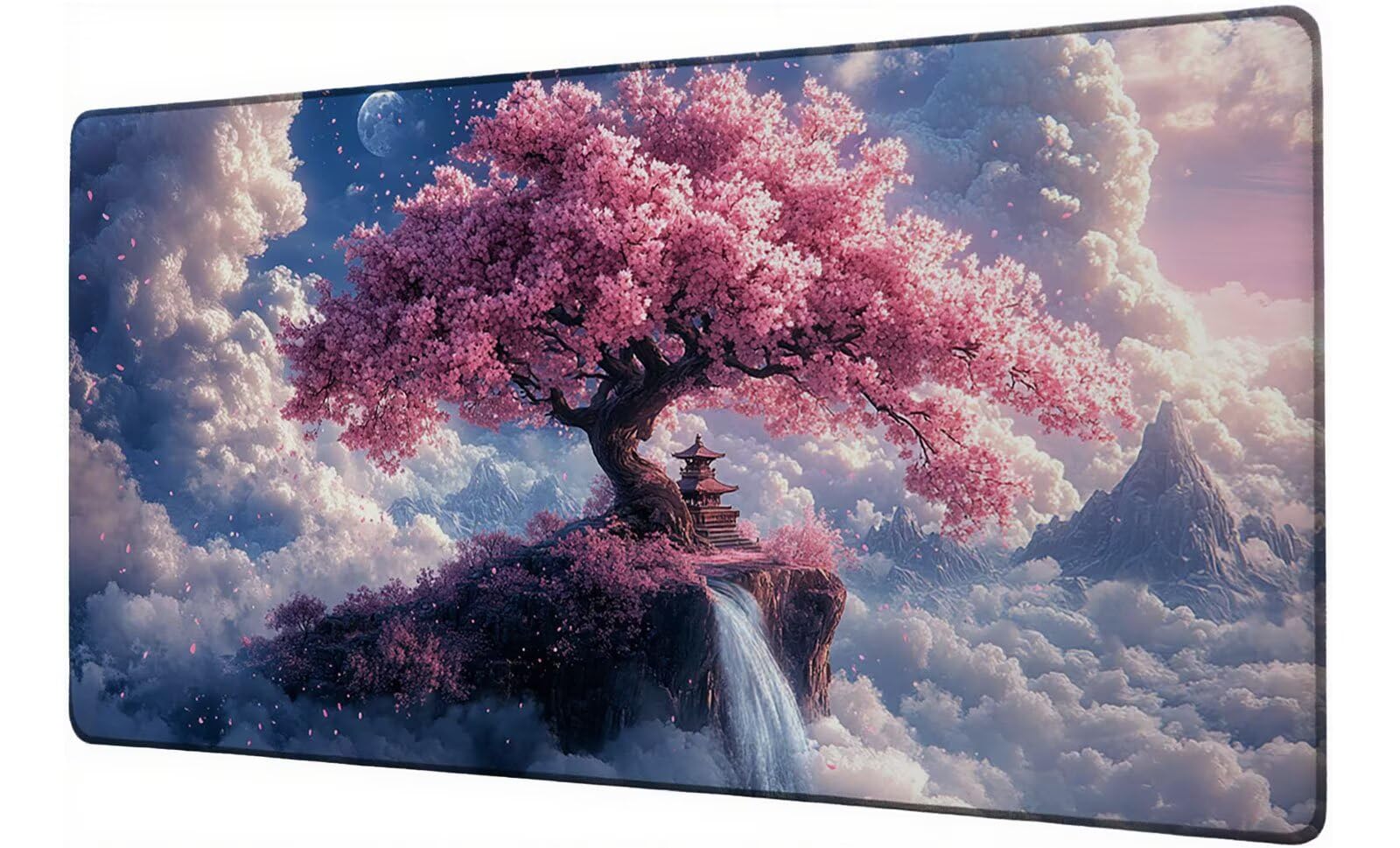Podkładka pod mysz XXL 1000 x 500 mm różowa podkładka pod mysz dla graczy duża podkładka pod mysz na biurko akcesoria z podkładką antypoślizgową pod ręką wodoodporna podkładka pod mysz, do nauki gier