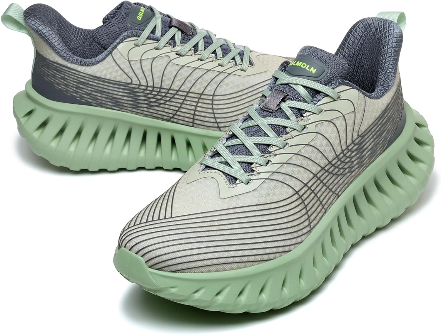 GSLMOLN Wowen Walking Shoes Casual Shoes Breathable Walking Sneakers for Workouts Cushioned Flexible Womens Shoes Training Fashion Sneakers - Image 5