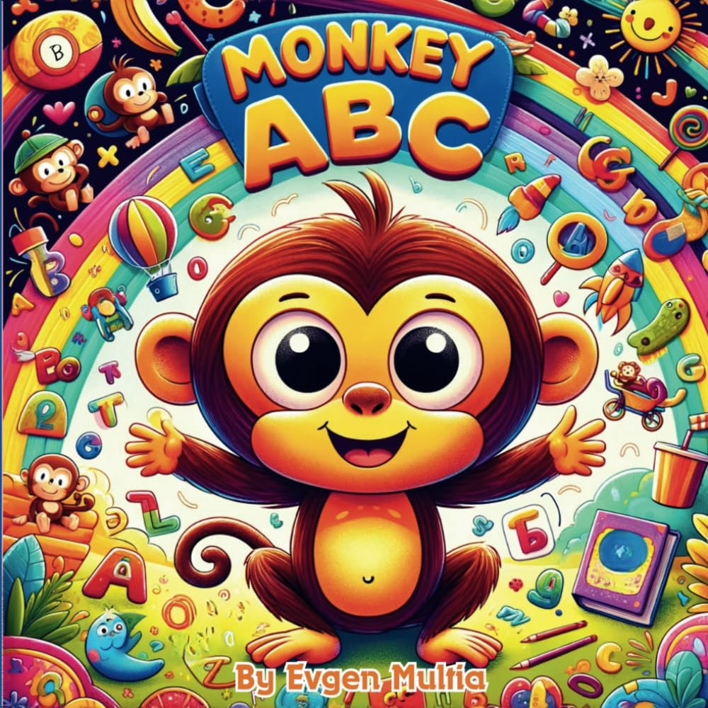 Monkey ABC: A Joyful Journey from A to Z with Our Playful Monkey Friends (ABC Alphabet Adventures)