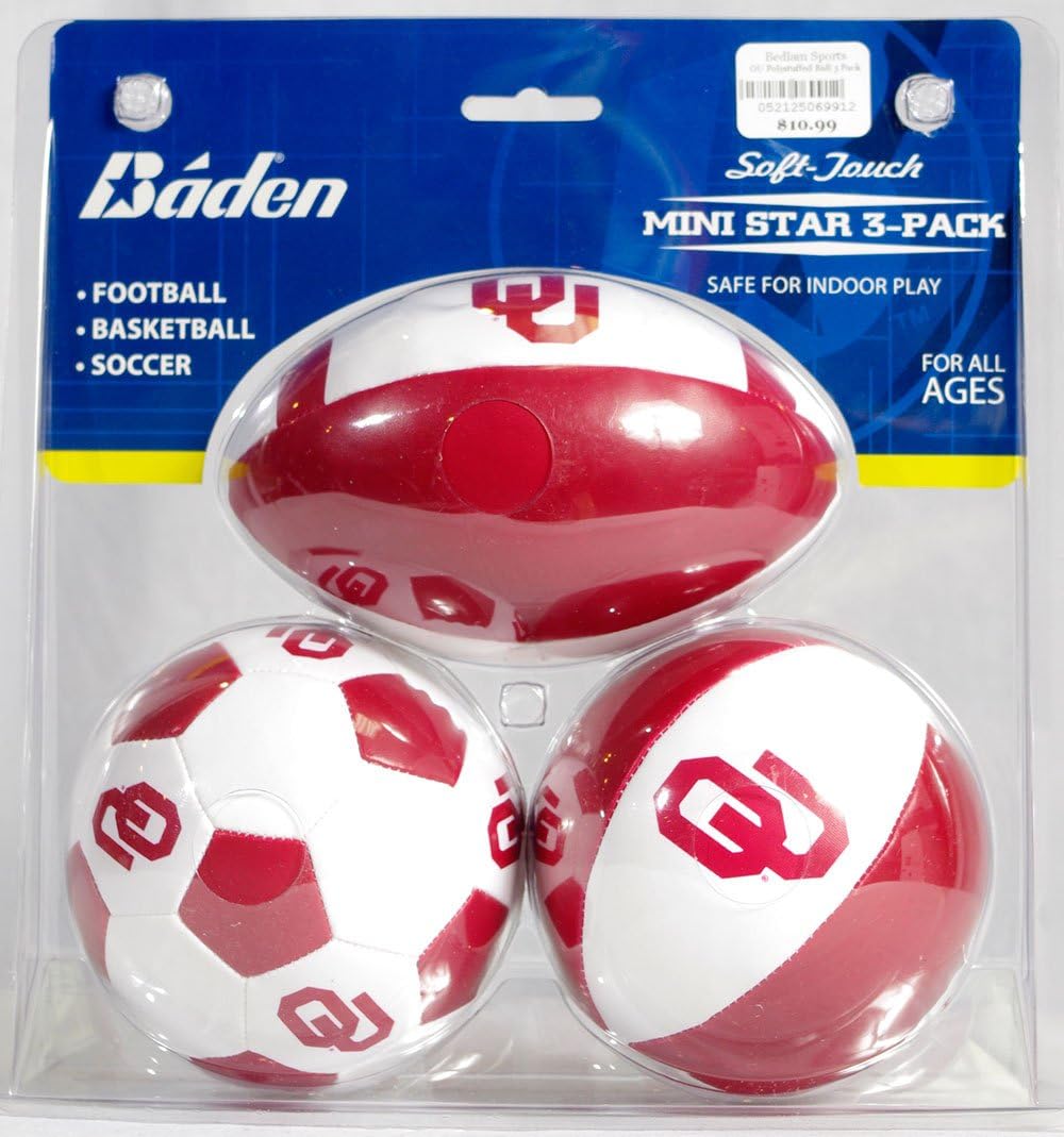 Oklahoma University Mini Star 3Pack Sports Fan