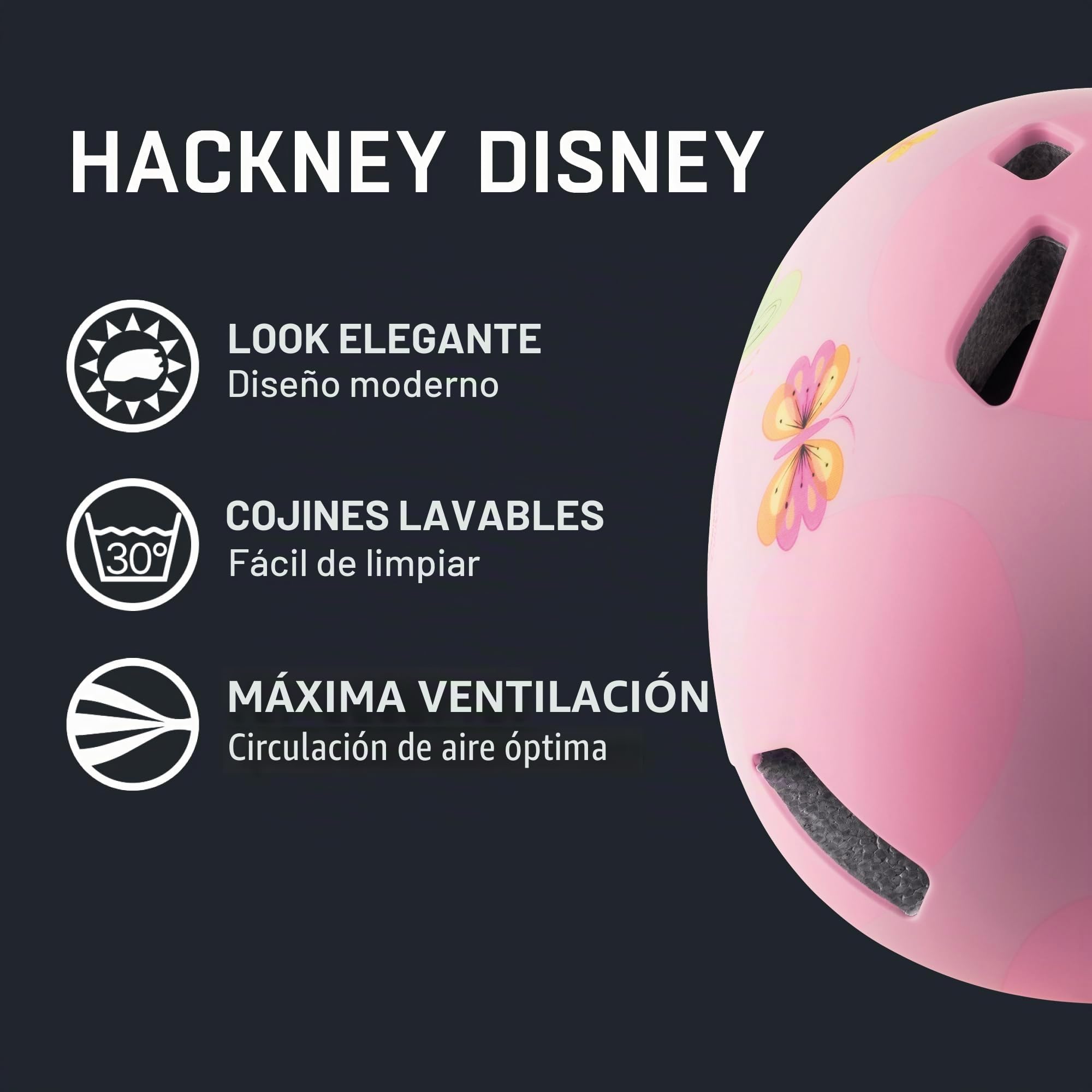 Alpina Hackney Casco de Ciclismo, Girls, Disney Frozen