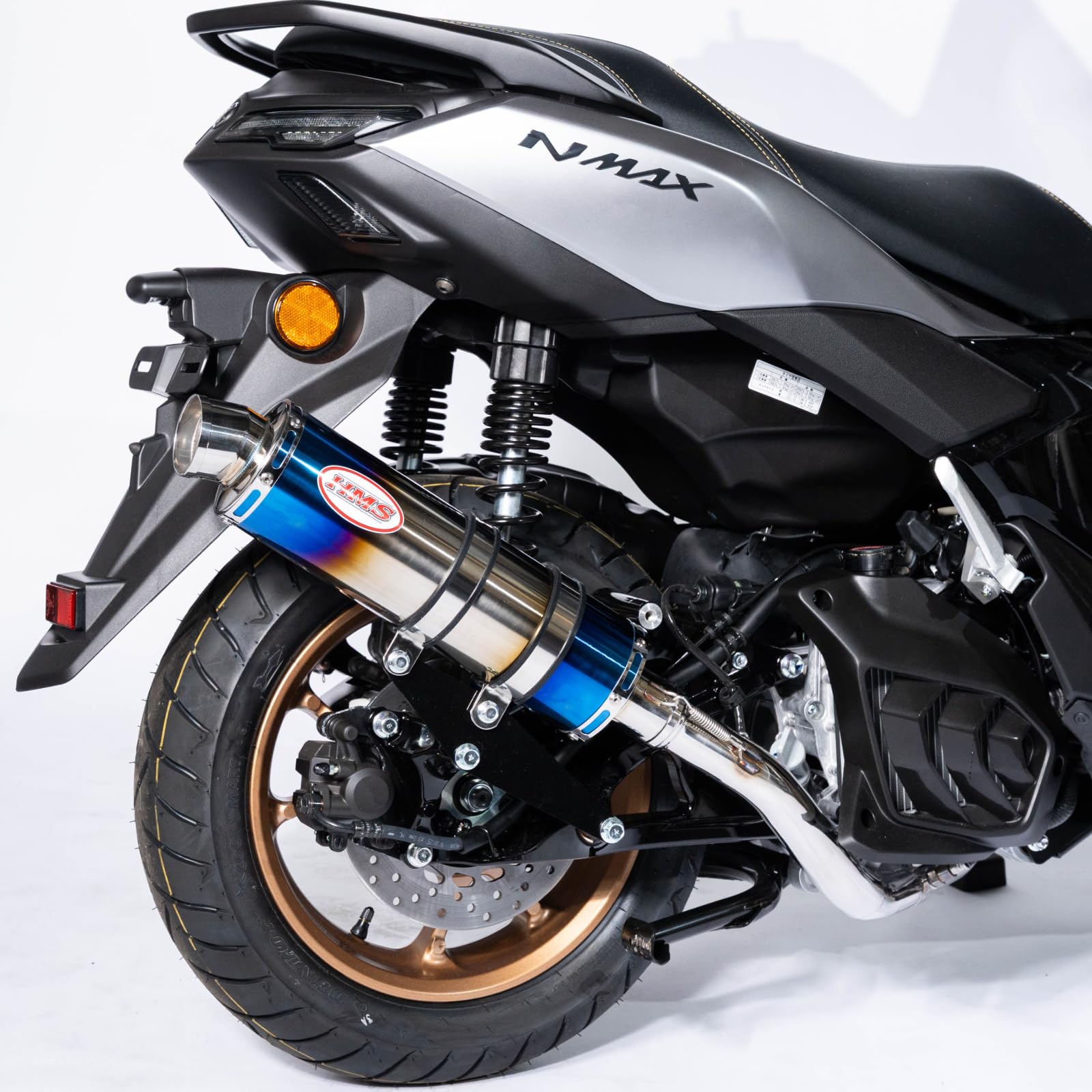 新製品HMS 製SSBヤマハ NMAX155 対応 8BK-SG92Jマフラー Amazon | 【国内メーカー HMS製】 ヤマハ NMAX155 対応 8BK-SG92J