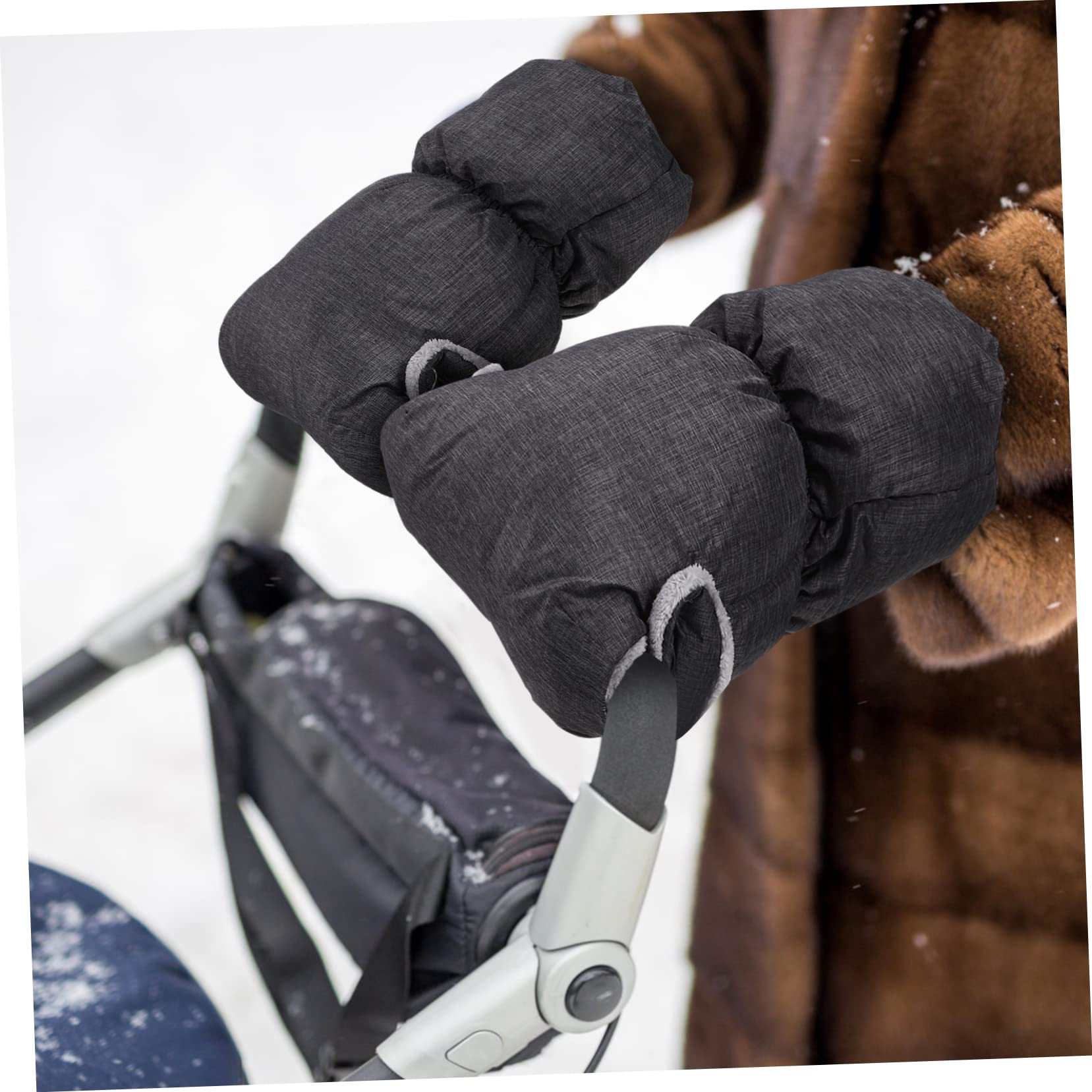 Abaodam 4 Paia Di Guanti Carrozzina Passeggino Guanti Manicotti Per Passeggino Manette Per Passeggino Accessori Per Passeggino Carrello Della Spesa Passeggino Scaldamani Guanti Invernali