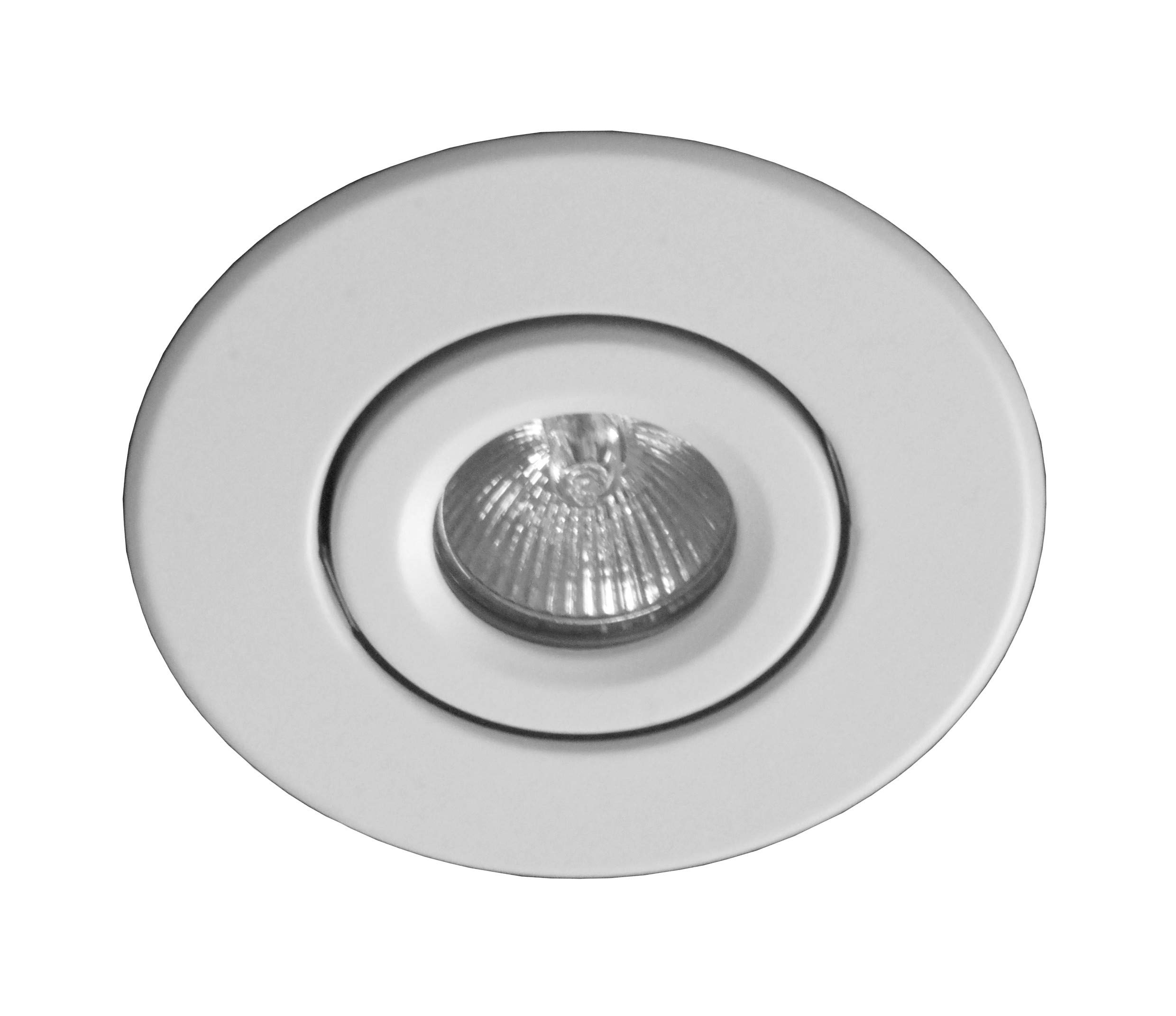 NICOR 4 Inch MR16 Gimbal Trim - White -2