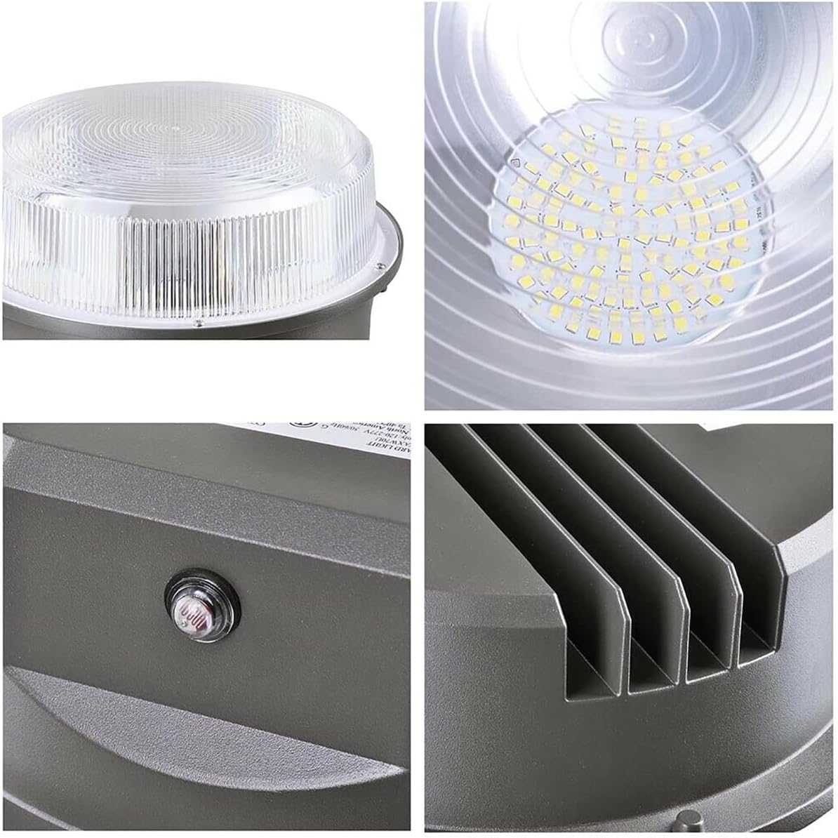 LED Outdoor Lighting, 90W Dusk to Dawn Sunset Lamp IP65 Waterproof Outdoor Barn Light, 5000K Daylight 11700lm Security Area Street Garden Lights, Black