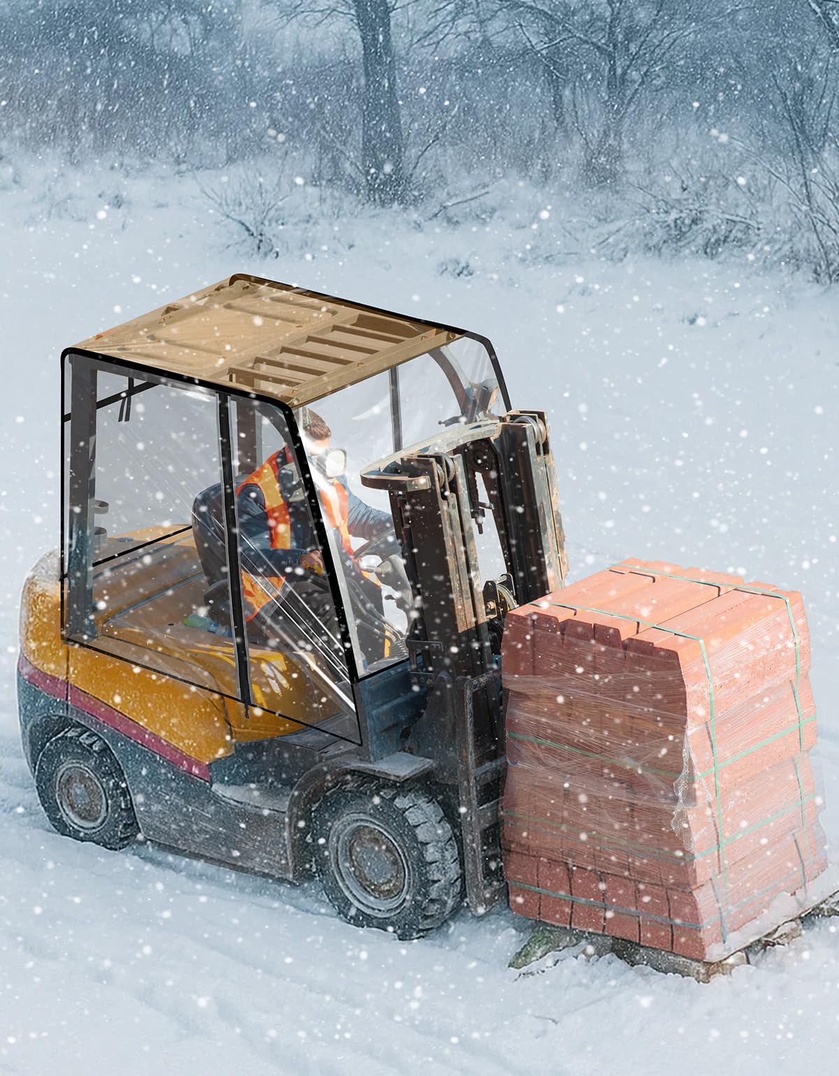 Forklift Rain Cover - Protect Your Machine -9