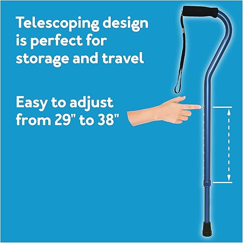 Miniatura 4 de Carex Health Brands Designer - Bastón compensado, Bahama, 1 unidad