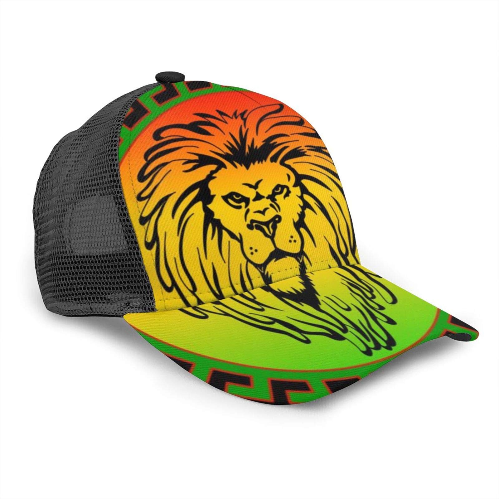 IUBBKI Rasta Lion Jamaican Reggae Flag Green Unisex Baseball Cap Men Women Kids Fashion Baseball Cap Adjustable Dad Hat Casual Sun Hat