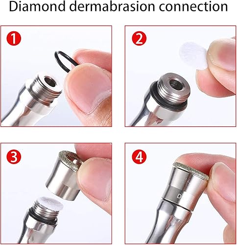 Miniatura 4 de 500 filtros de algodón de microdermoabrasión blancos de repuesto para máquinas de vacío facial, filtros de dermoabrasión de 0.591 in de diámetro,