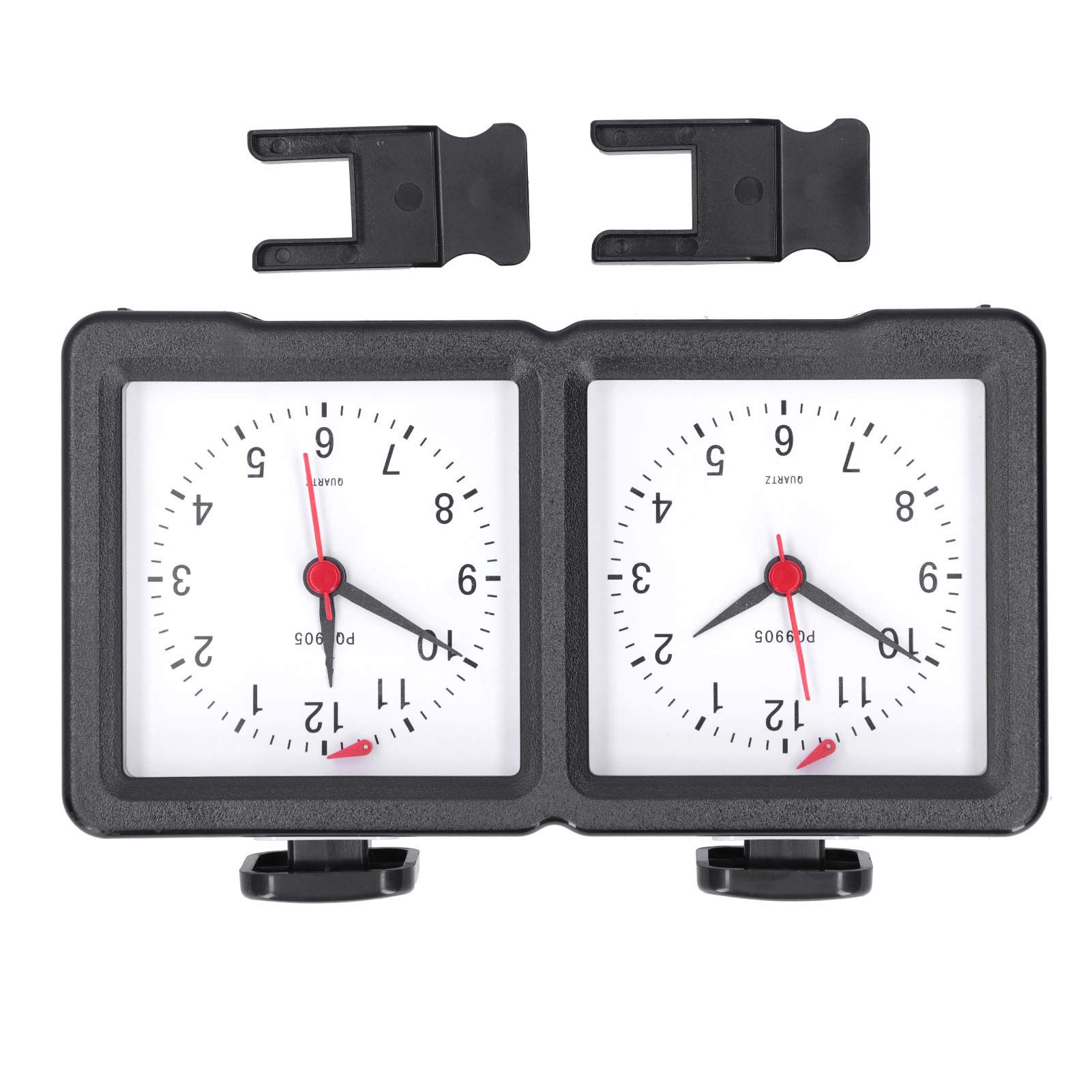 aqxreight Orologio da Scacchi Analogico Multifunzione con Timer per il Conto Alla Rovescia/alla Rovescia e per le Competizioni di Scacchi Cinesi, I Go e Giochi da Tavolo