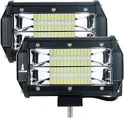 Farol Milha Lorben Retangular Led 72w Off Road Trilha 4x4