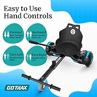 Vista 4 de Gotrax Hoverboard - Accesorio de asiento de kart para patineta de equilibrio automático de 6.5", 8", 8.5", 10", longitud del marco ajustable