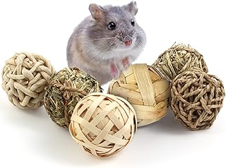 Sponsored Ad - Chngeary Hamster Toys Set Guinea Pig Toys Bunny Toys Hamster Accessories Hamster Hideout Hamster Balls for ...