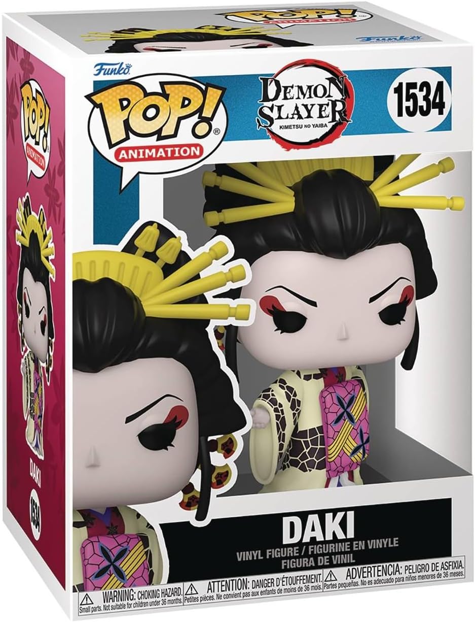 POP Anime: Kimetsu no Yaiba - Daki Funko Vinyl Figure (Bundled with Compatible Box Protector Case), Multicolor, 3.75