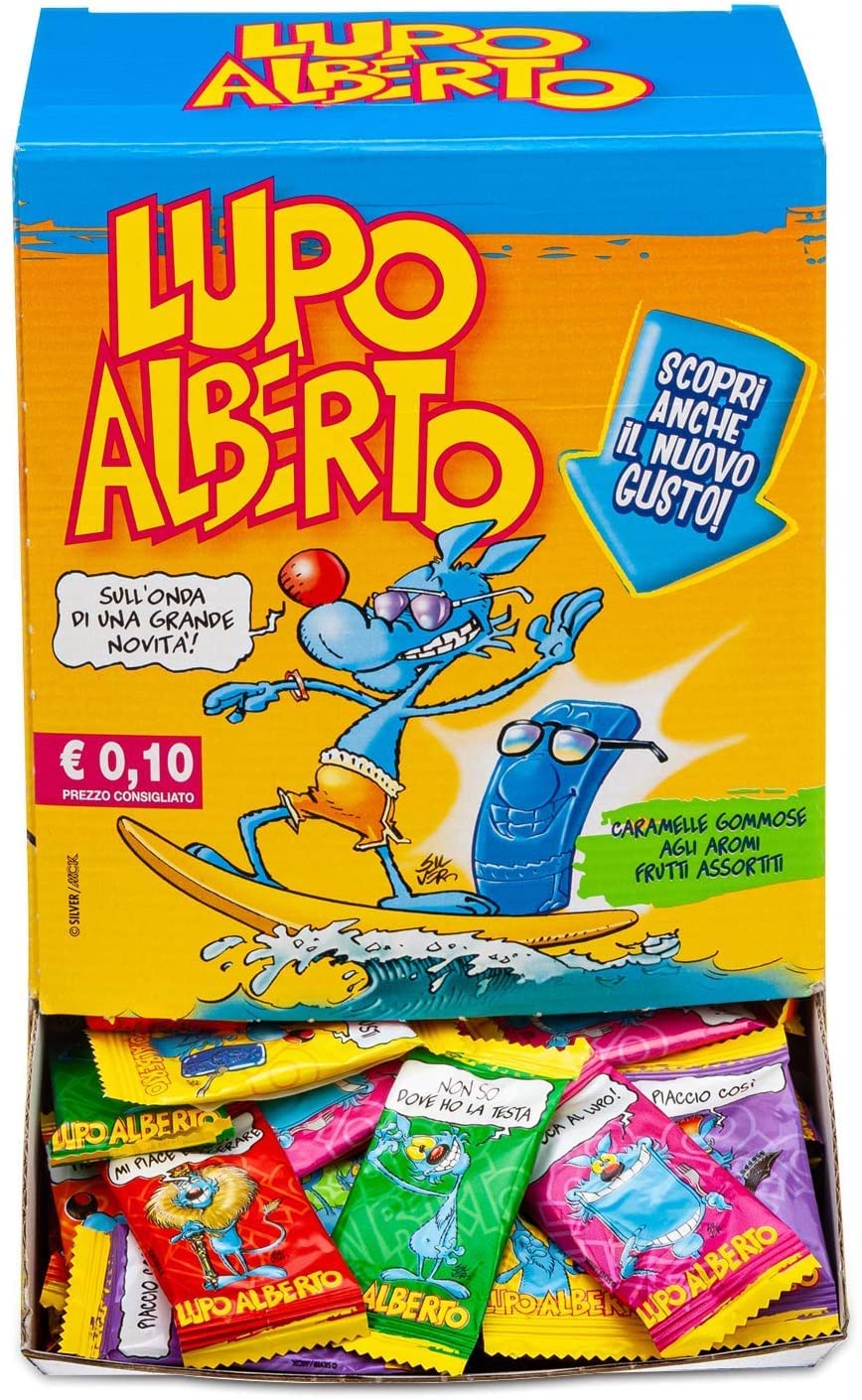 Lupo Alberto Caramelle Confezionate Singolarmente Gusto Frutta - Perfetti (100)
