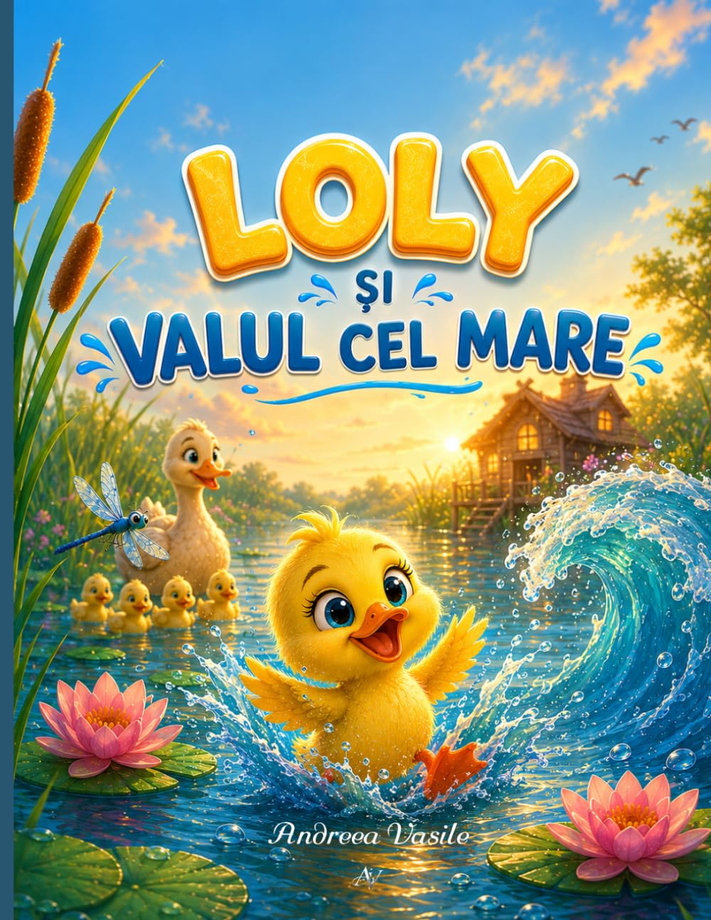 Loly și valul cel mare: O Poveste Ilustrată despre Curaj și Depășirea Fricii pentru Copii de 4–8 Ani