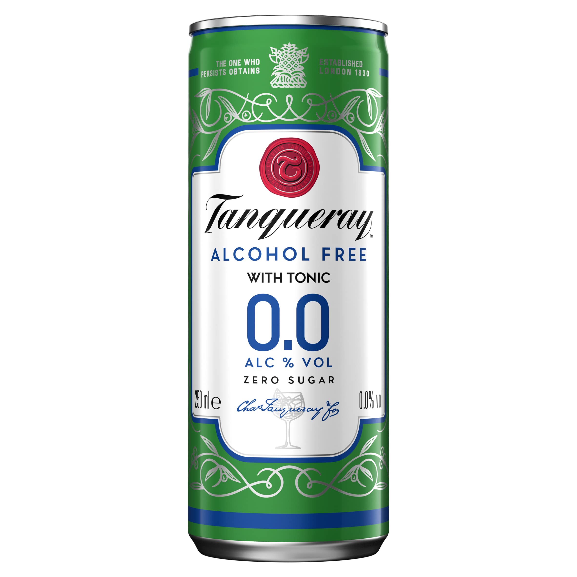 Tanqueray Ginebras 00 y Tonic 250 ml x 12