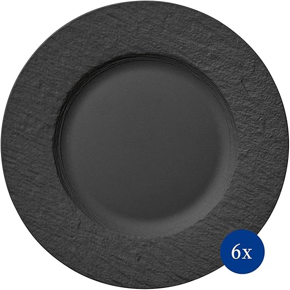 Villeroy & Boch Manufacture Rock Dinner Plate, 6 Plates, Premium