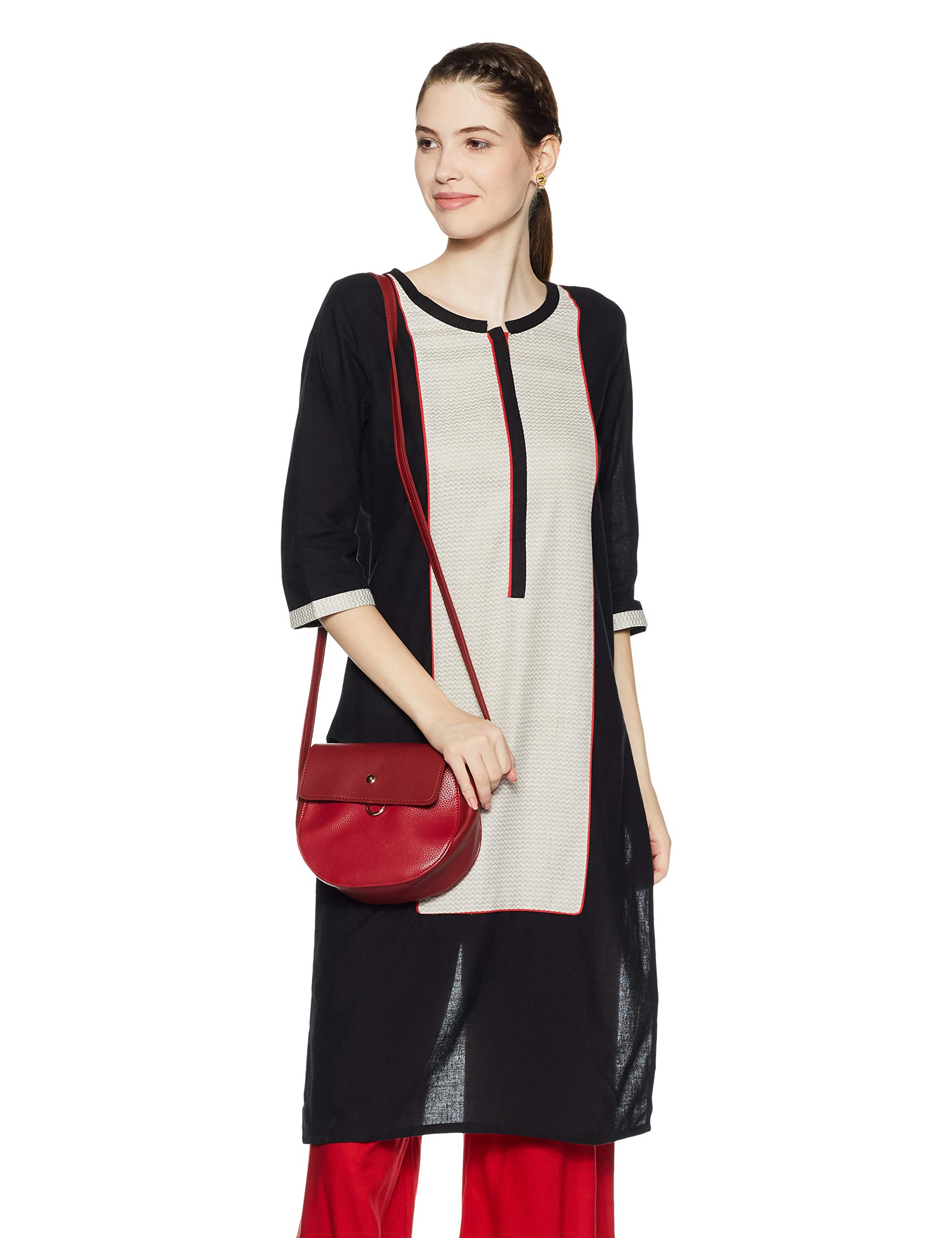 Aurelia Women's Cotton Straight Kurta