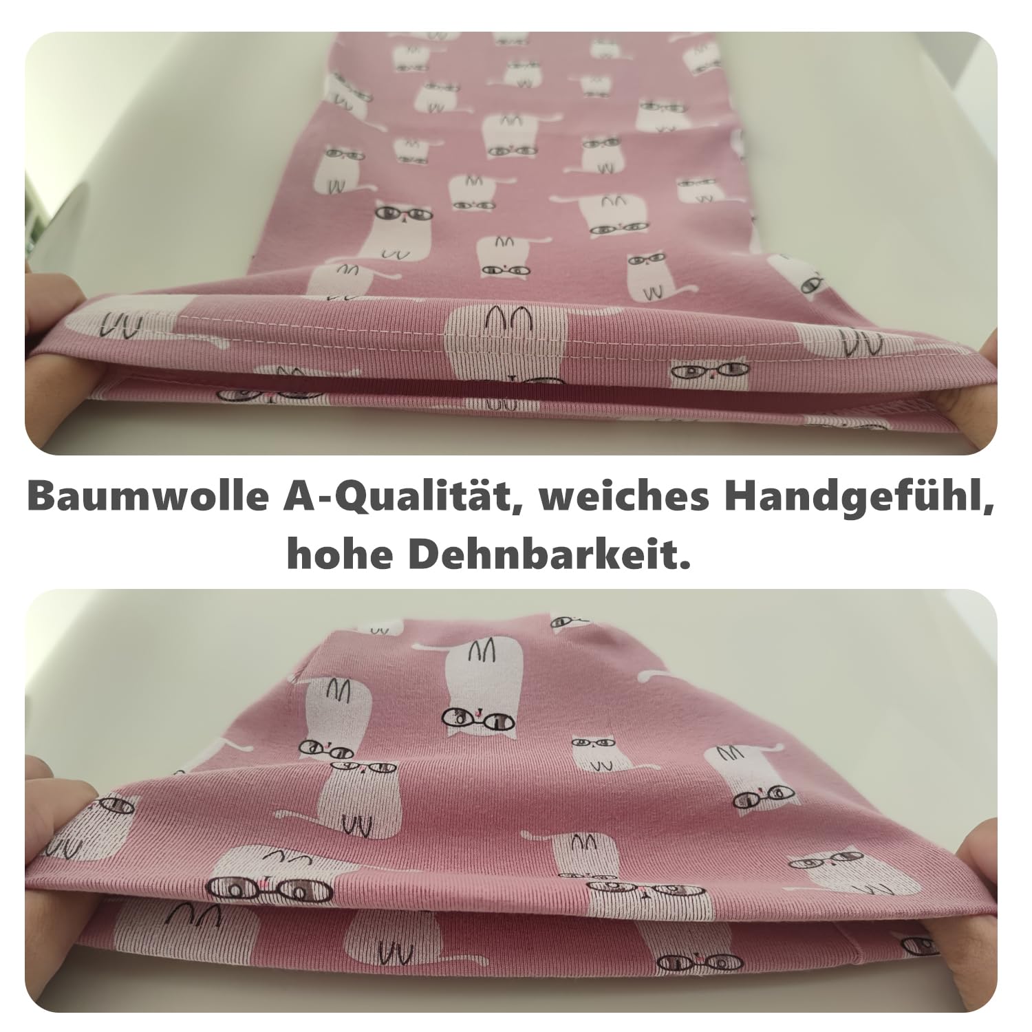 Dziecięcy Zestaw Bawełnianych Czapek i Szalików - Czapka Zimowa Beanie dla Chłopców i Dziewczynek, Szal Kominowy dla Niemowląt, Zimowy Look