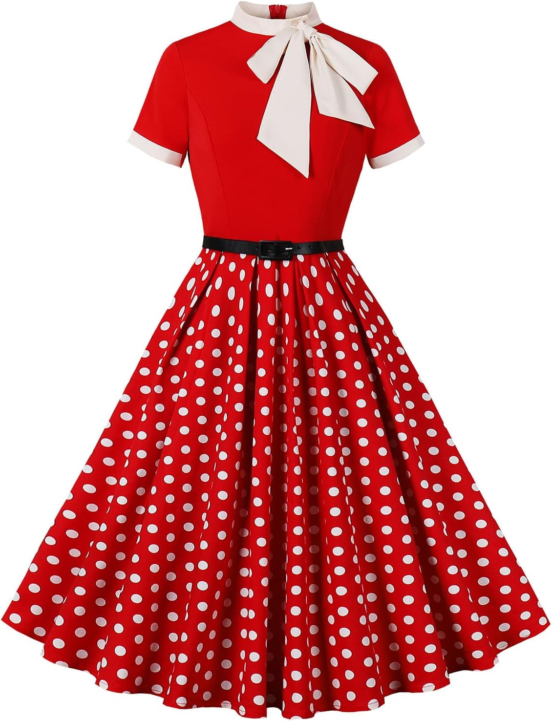 IDOPIP Women Elegant Tie Neck Floral Vintage Dress Jamaica Ubuy