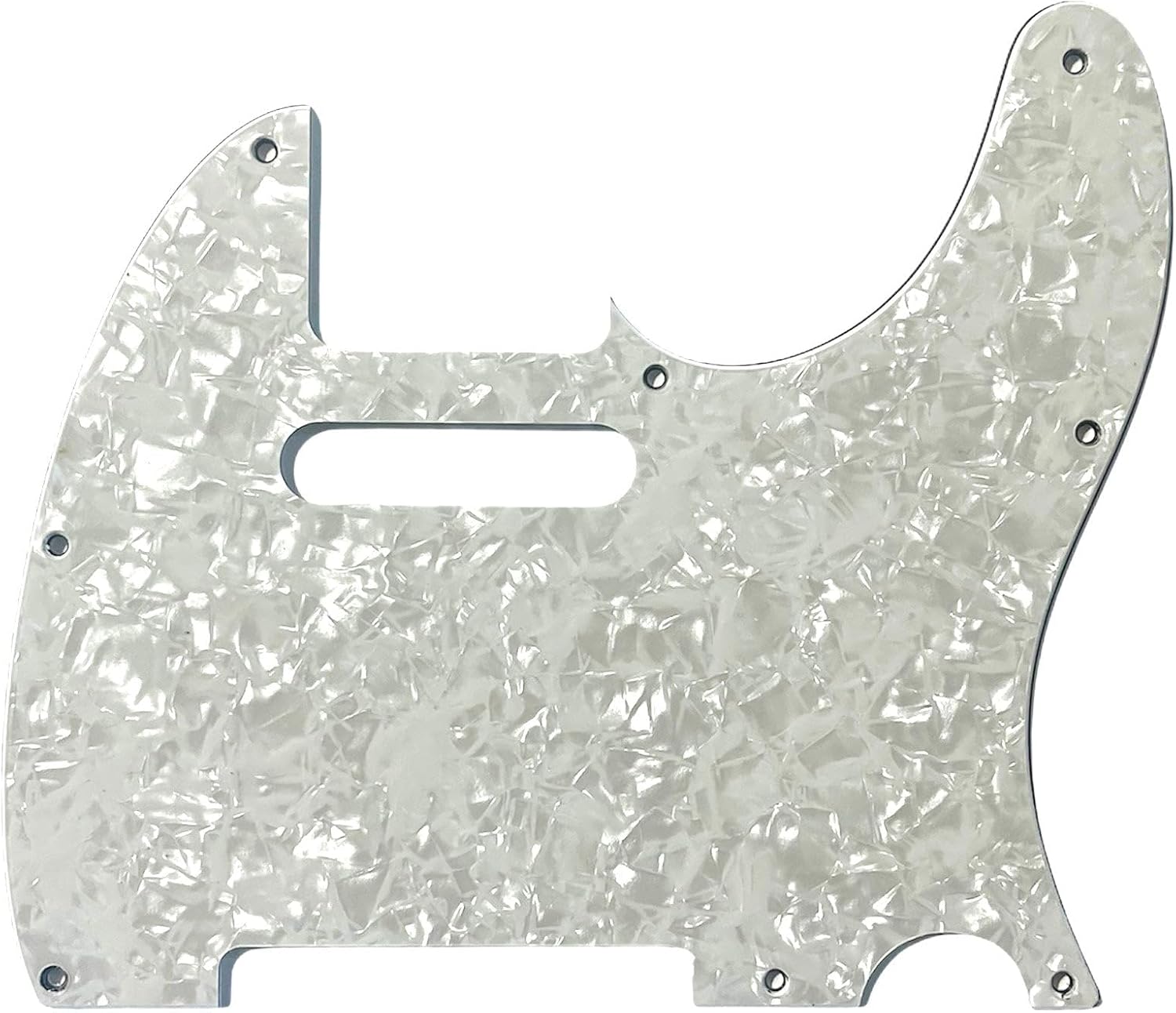 Allparts PG-0562-055 White Pearloid Pickguard for Telecaster
