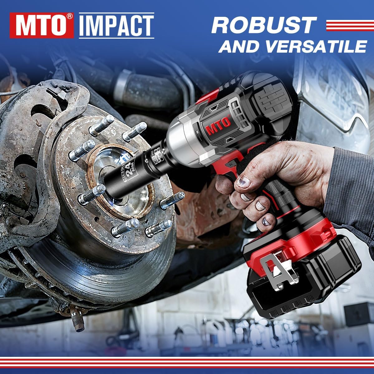 1" Female to 3/4" Male Impact Socket Adapter, 1-Inch Impact Socket Reducer for High Torque Applications, Heavy-Duty Chrome Molybdenum Alloy Steel