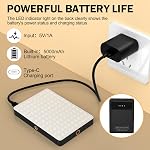 120 LED Selfie Light pour iPhone, Luminaire portable avec clip & Adaptateur de trépied pour caméra - 5000mAh Remboursable, 3 Modes d'éclairage, CRI 97+ pour enregistrement vidéo, TikTok, Anneaux de trépieds