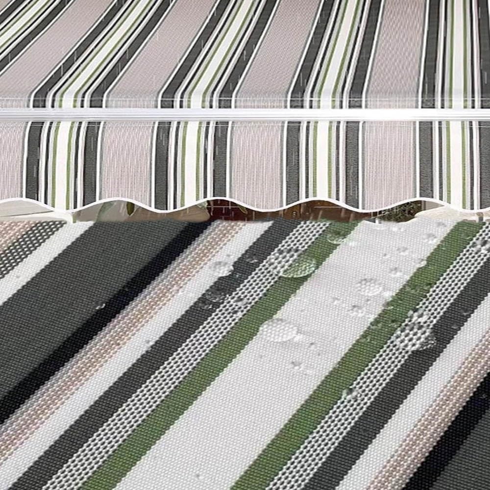 Tissu De Rechange pour Store 2m 4m 5m 6m Tissu De Remplacement pour Auvent Rétractable, Toile pour Store Banne Extérieur(16x13ft/500x400cm)