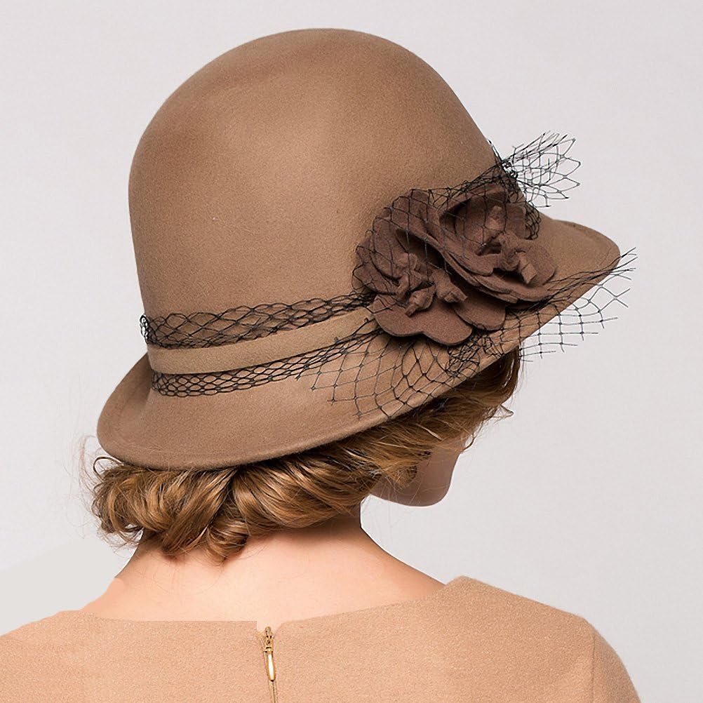Maitose™ Women's Wool Felt Bowler Hat
