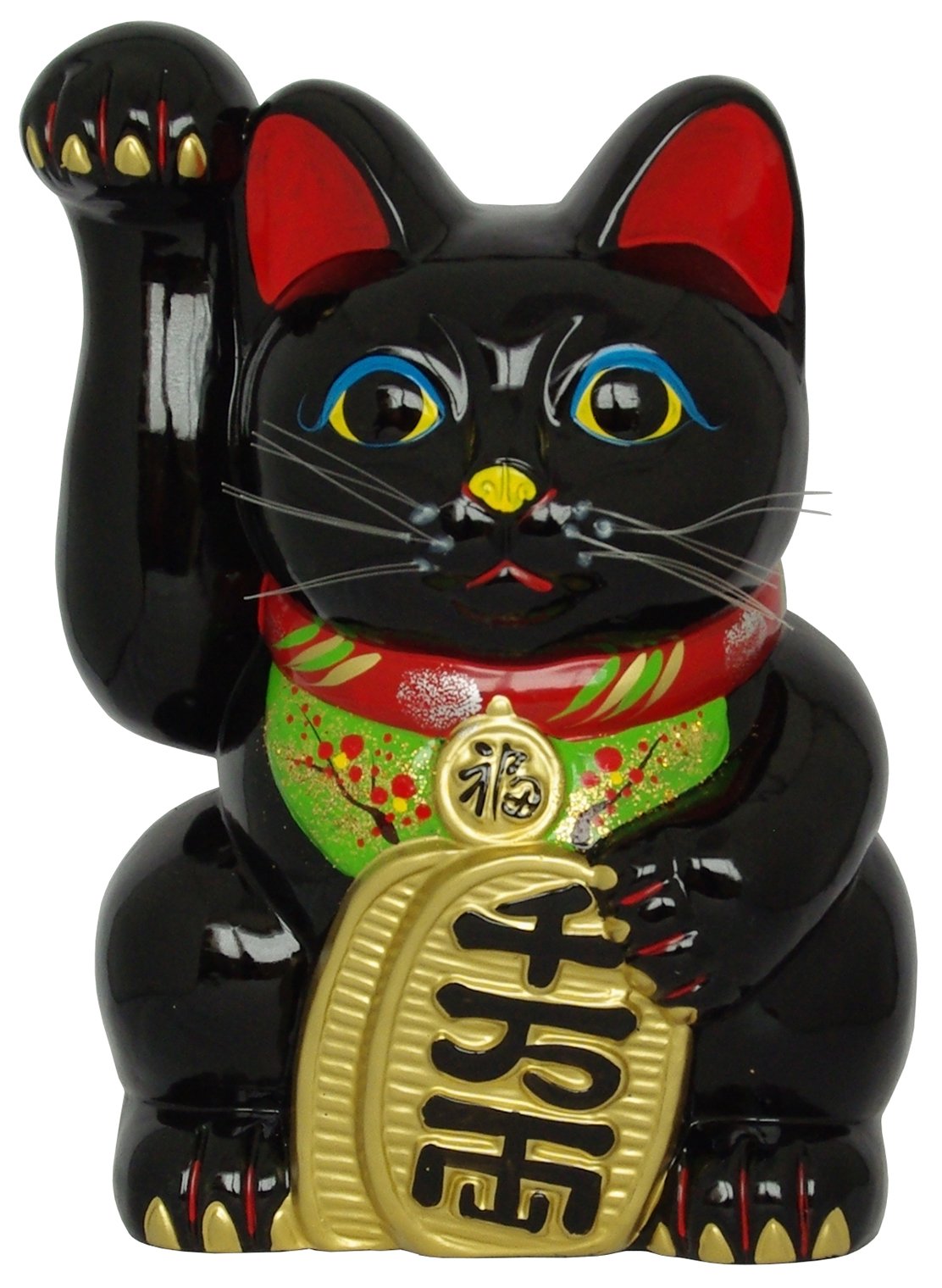 Tokoname Ware 764-33-904 Maneki Neko Feng Shui Hand Small Cat