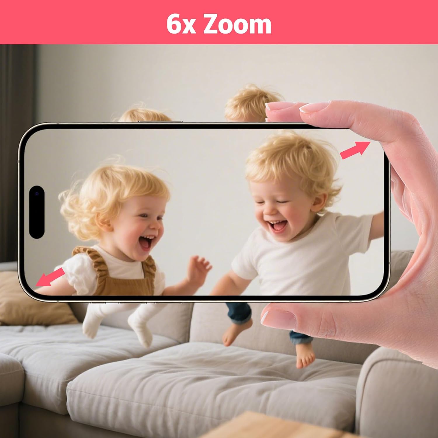 Video Baby Monitor with App & Screen 1080P Camera,Smart AI Cry Detection&Face Detection,8 Lullabies,2 Way Talk,Night Vision,Wall Mount,Support Smart Watch,Temperature Monitoring