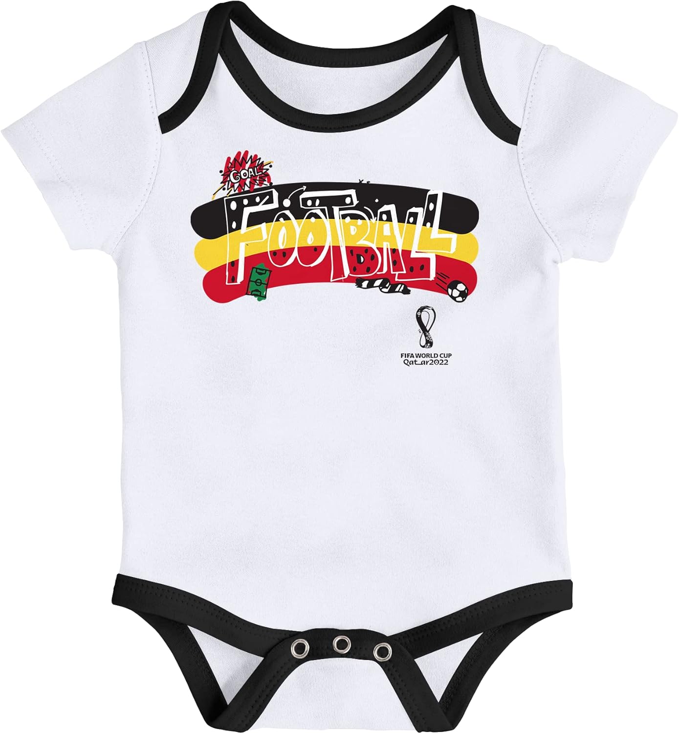 Outerstuff International Soccer Unisex Kids Fifa World Cup 3 Piece Onesie Set