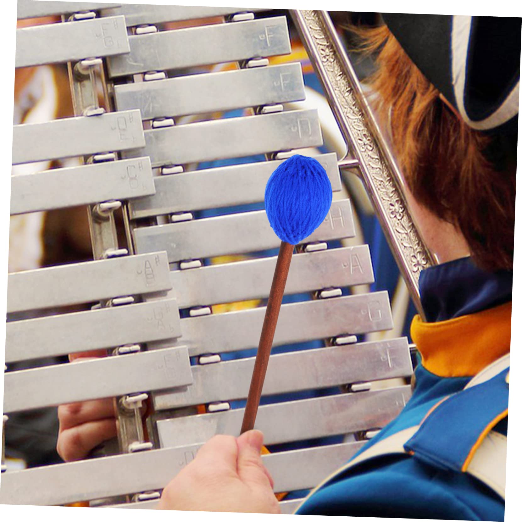 VICASKY 10piezas Mallets De Percusión Para Marimba y De Lengua De Mango De Accesorios Para Instrumentos De Percusión Color Aleatorio