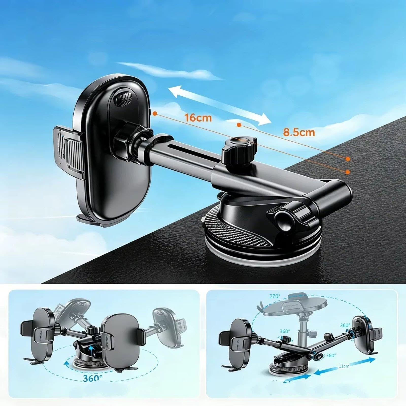 Soporte Navegación Teléfono Coche Universal Accesorios Automóvil
