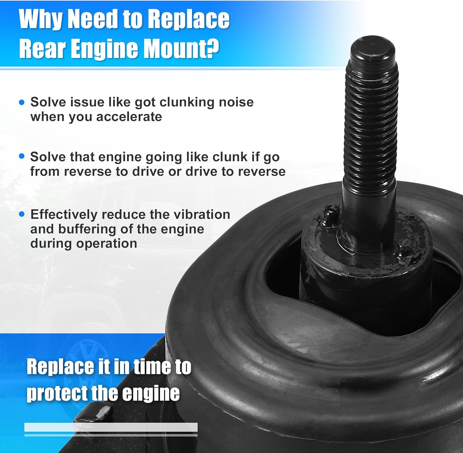 X AUTOHAUX Engine Motor Mount No.BB5Z6038F for Ford Explorer 2012-2019 Bracket Engine Front Support